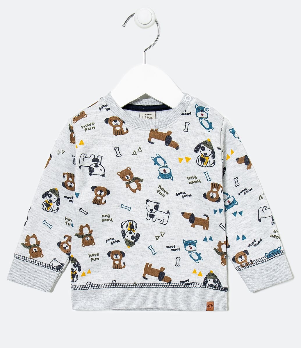 Blusão Infantil em Moletom Estampa Cachorrinhos - Tam 0 a 18 meses é boa?