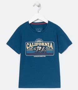 Camiseta Infantil California  - Tam 5 a 14 anos