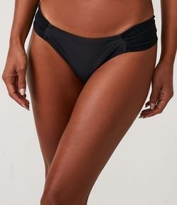 Biquíni Calcinha em Poliamida com Lateral Drapeada
