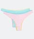 Imagem miniatura do produto Kit 02 Bombachas Bikinis en Microfibra con Barra Constrastante y Lazo Azul/Rosado 2