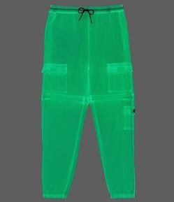 Calça Jogger que Brilha no Escuro e Vira Bermuda