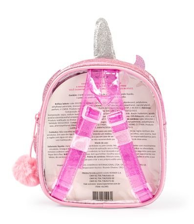 Kit Maquiagem Infantil Completo Com Bolsa Unicornio