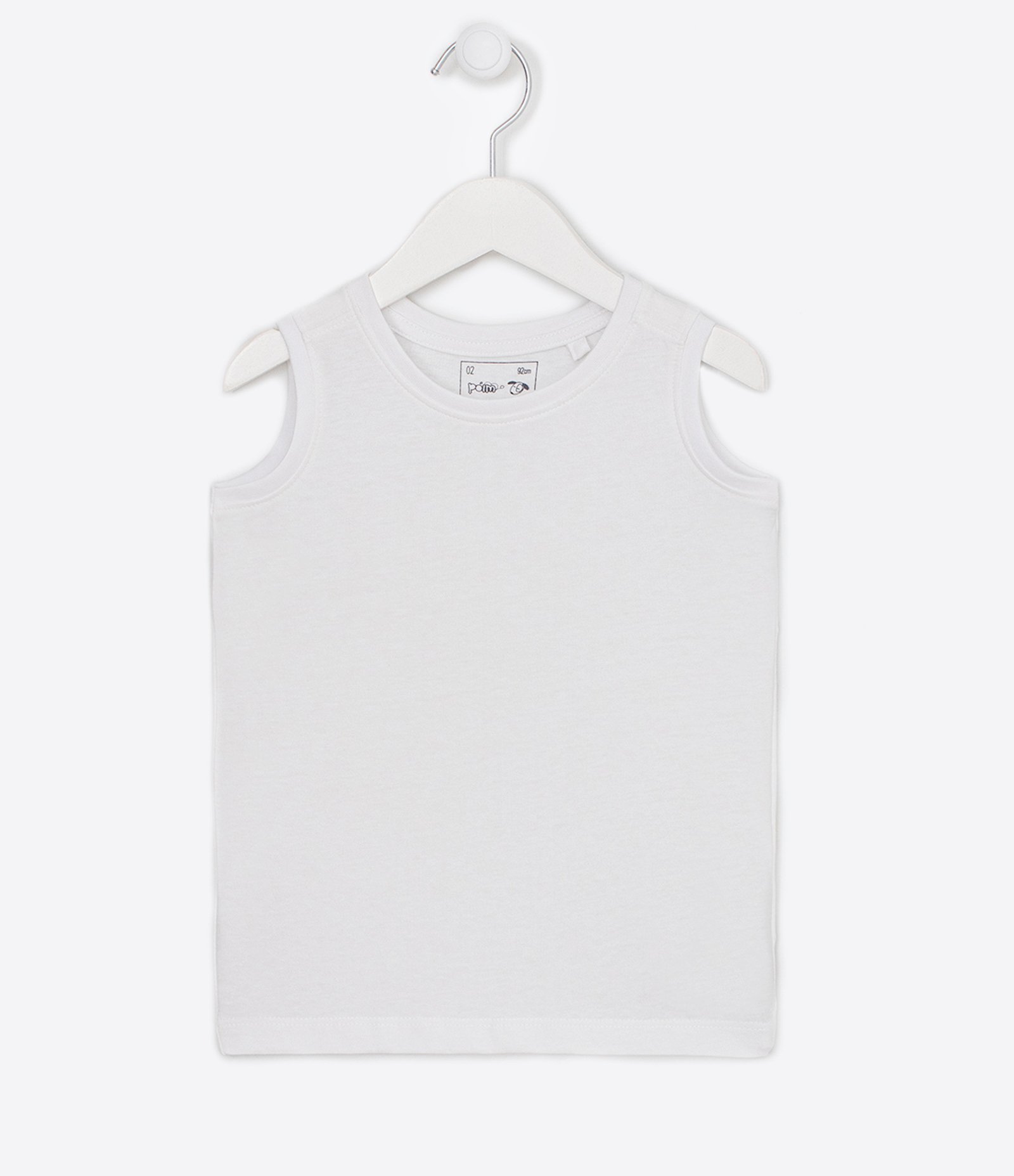 Regata Infantil Básica - Tam 1 a 4 anos Branco 1