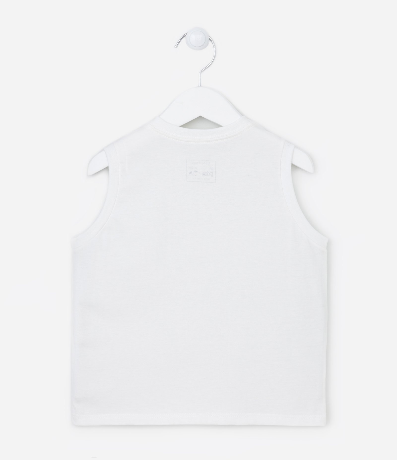 Regata Infantil Básica - Tam 1 a 4 anos Branco 4