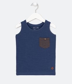 Camiseta Infantil com Bolsinho - Tam 1 a 5 anos