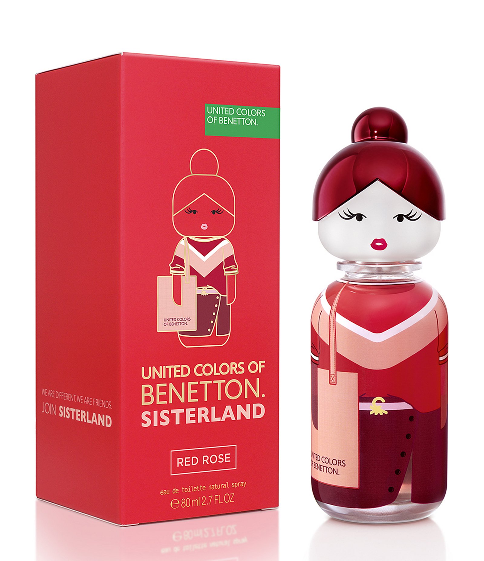 Perfume Feminino Benetton Sisterland Red Rose Eau de Toilette 80ml 1