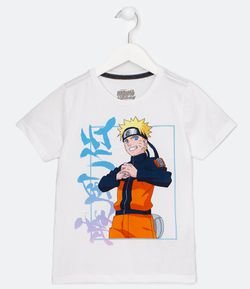 Camiseta Infantil em Algodão Naruto - Tam 5 a 14 anos