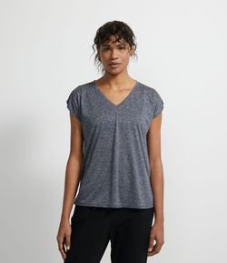 Camiseta Esportiva com Manga Curta sem Cava