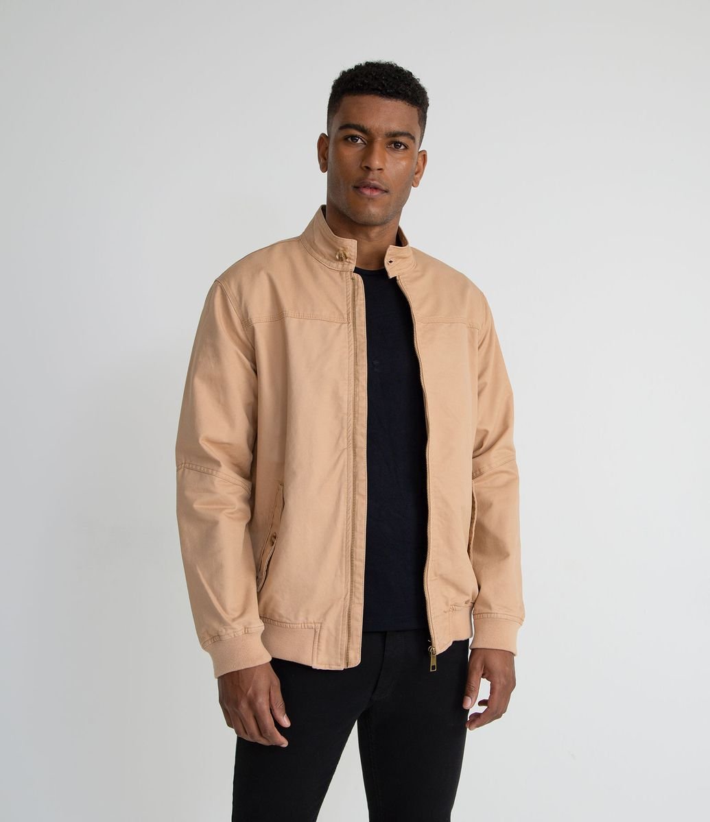 jaket harrington moletom com capuz