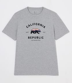 Camiseta Manga Curta Mescla California Republic