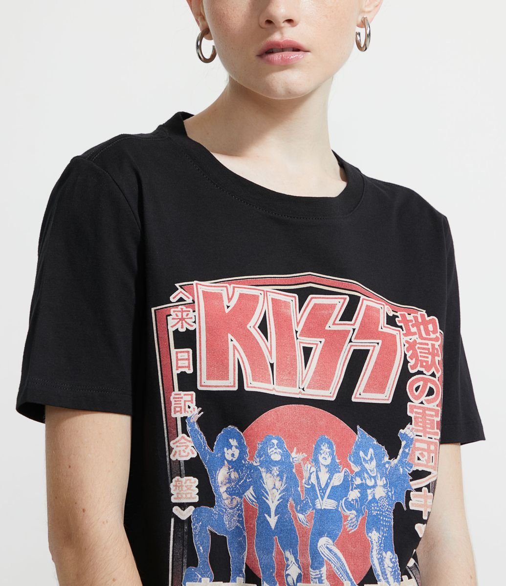blusa banda kiss
