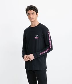 Camiseta Manga Longa Estampa Venice Beach