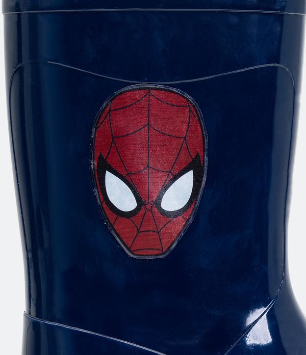 Bota de Lluvia Infantil Estampa Spider Man - Talle 27 al 36 Azul 4