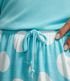 Imagem miniatura do produto Pijama Corto em Viscolycra Estampado Poá e Las Chicas Superpoderosas Azul 4
