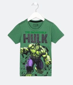 Remera Infantil Estampa Hulk - Tam 5 a 14 años