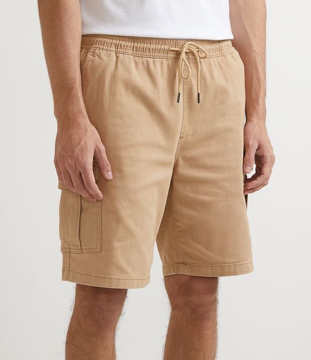 Bermuda Cargo em Algodão com Bolsos
