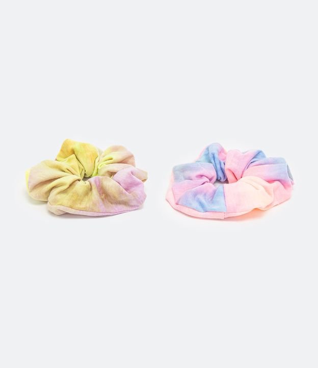Kit 2 Borrachinhas de Cabelo Infantil Tie Dye - Tam Ú