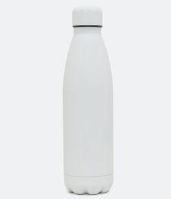 Garrafa em Metal com Efeito Emborrachado Fosca 500ml