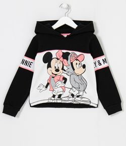 Blusão Infantil Estampa Mickey e Minnie - Tam 5 a 14 anos