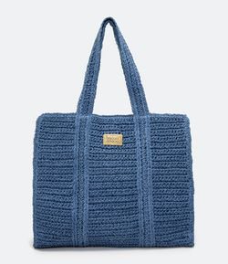 Bolsa de Praia Sacola em Crochê