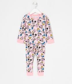 Pijama Infantil Longo Estampa Minnie e Amigos - Tam 1 a 4 anos