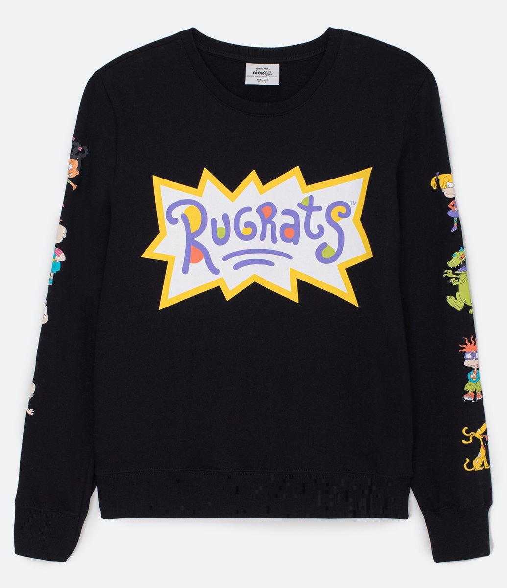 rugrats moletom com capuz red