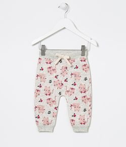 Calca Infantil Moletom Estampa Gatinhas - Tam  0 a 18 meses