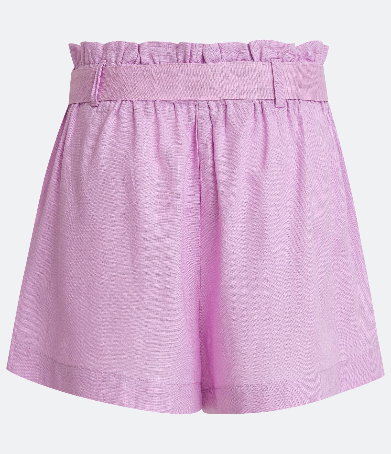 Short Clochard em Linho com Cinto Faixa 6