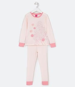 Pijama Infantil Longo em Algodão Estampa Princesas - Tam 2 a 8 anos