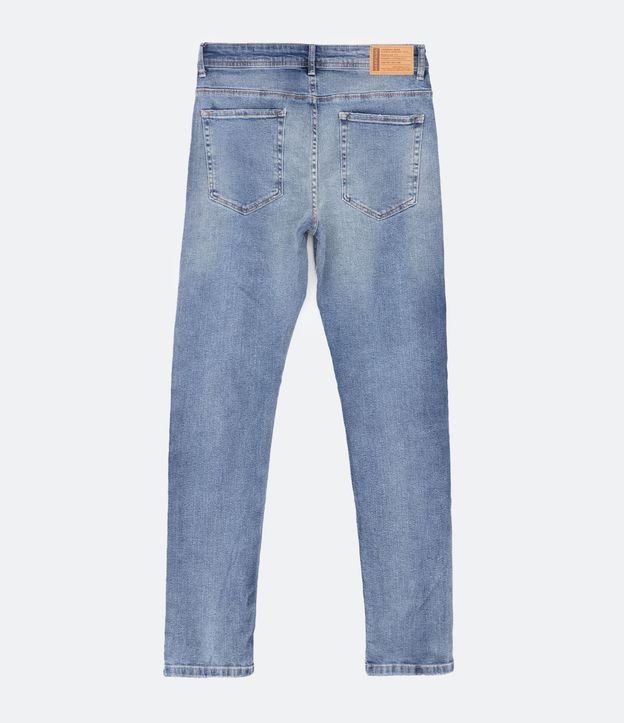 Calça Slim Jeans com Elastano Azul 7