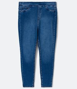 Calça Jegging Jeans com Elástico nas Costas Curve & Plus Size