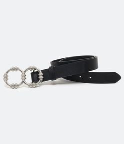 Cinto Feminino em Napa com Fivela Dupla Trabalhada