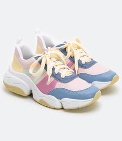 Tênis Infantil Chunky com Recortes - Tam  28 ao 37