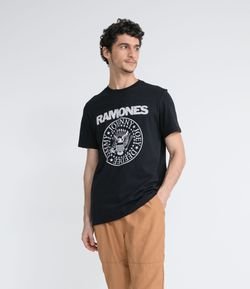 Camiseta Manga Curta Ramones