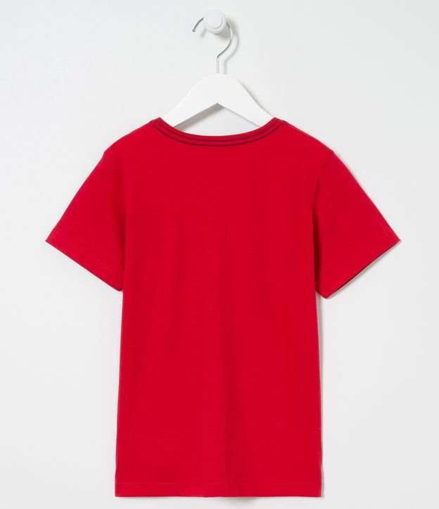 Camiseta Infantil em Algodão Estampa Mangá - Tam 5 a 14 anos | Fuzarka (5 a 14 anos) | Vermelho | 11-12