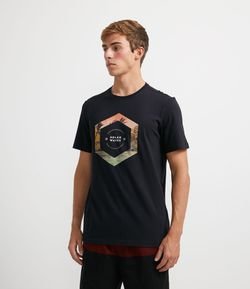 Camiseta Manga Curta Solar Waves