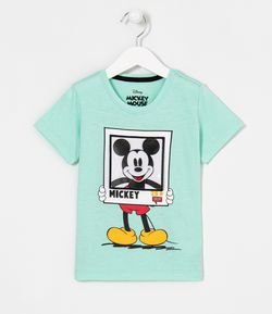 Camiseta Infantil Estampa Interativa do Mickey - Tam 1 a 5 anos