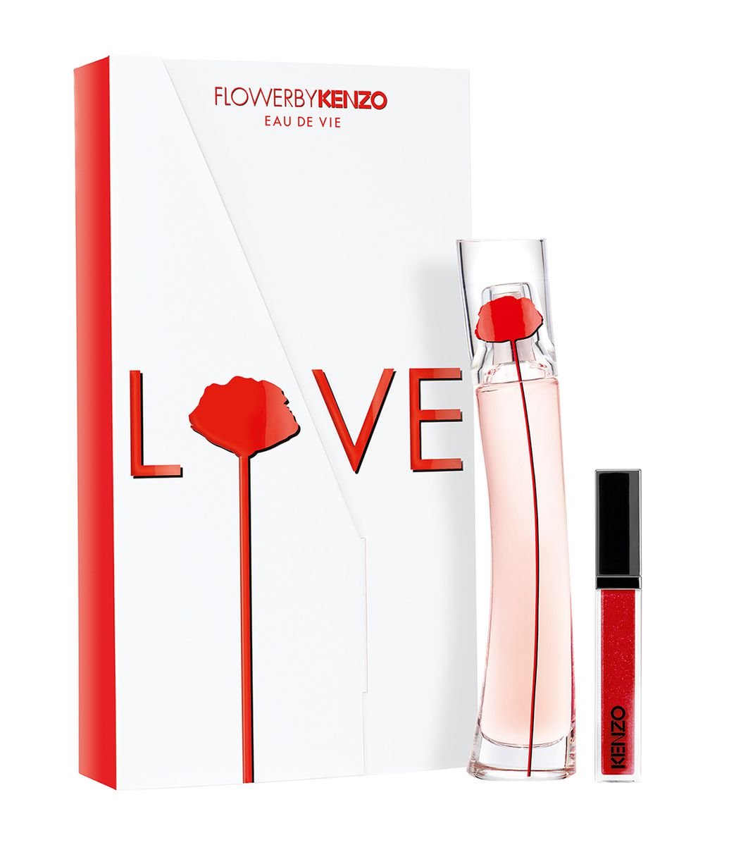 Kit Perfume Feminino Kenzo Flower By Kenzo Eau De Vie Eau De Parfum