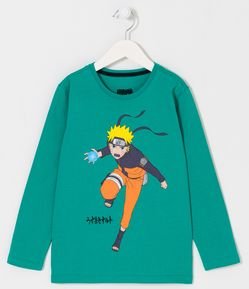 Camiseta Infantil com Estampa de Naruto - Tam 5 a 14 anos