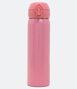 Garrafa Térmica em Metal com Botão Capacidade 450ml