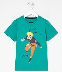 Camiseta Infantil Estampa Naruto - Tam 5 a 14 anos