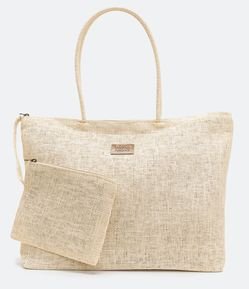 Bolsa de Praia Grande com Alças Finas e Necessaire
