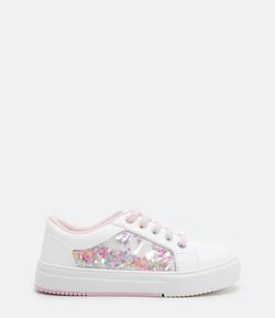  Tênis Infantil com Glitter Póim - Tam 20 ao 27