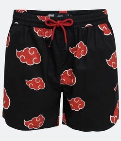 Bermuda Paper Touch com Estampa Akatsuki