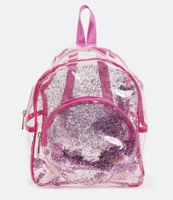 Bolsa Infantil Mini Bag Lisa Transparente com Glitter