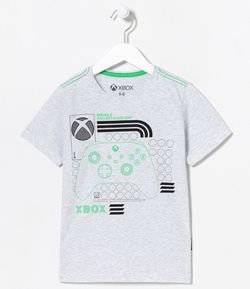 Camiseta Infantil Estampa Controle do Xbox - Tam 5 a 14 anos