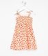 Imagem miniatura do produto Vestido Infantil con Lastex Estampado de Frutillas - Talle 1 a 5 años Amarillo 2