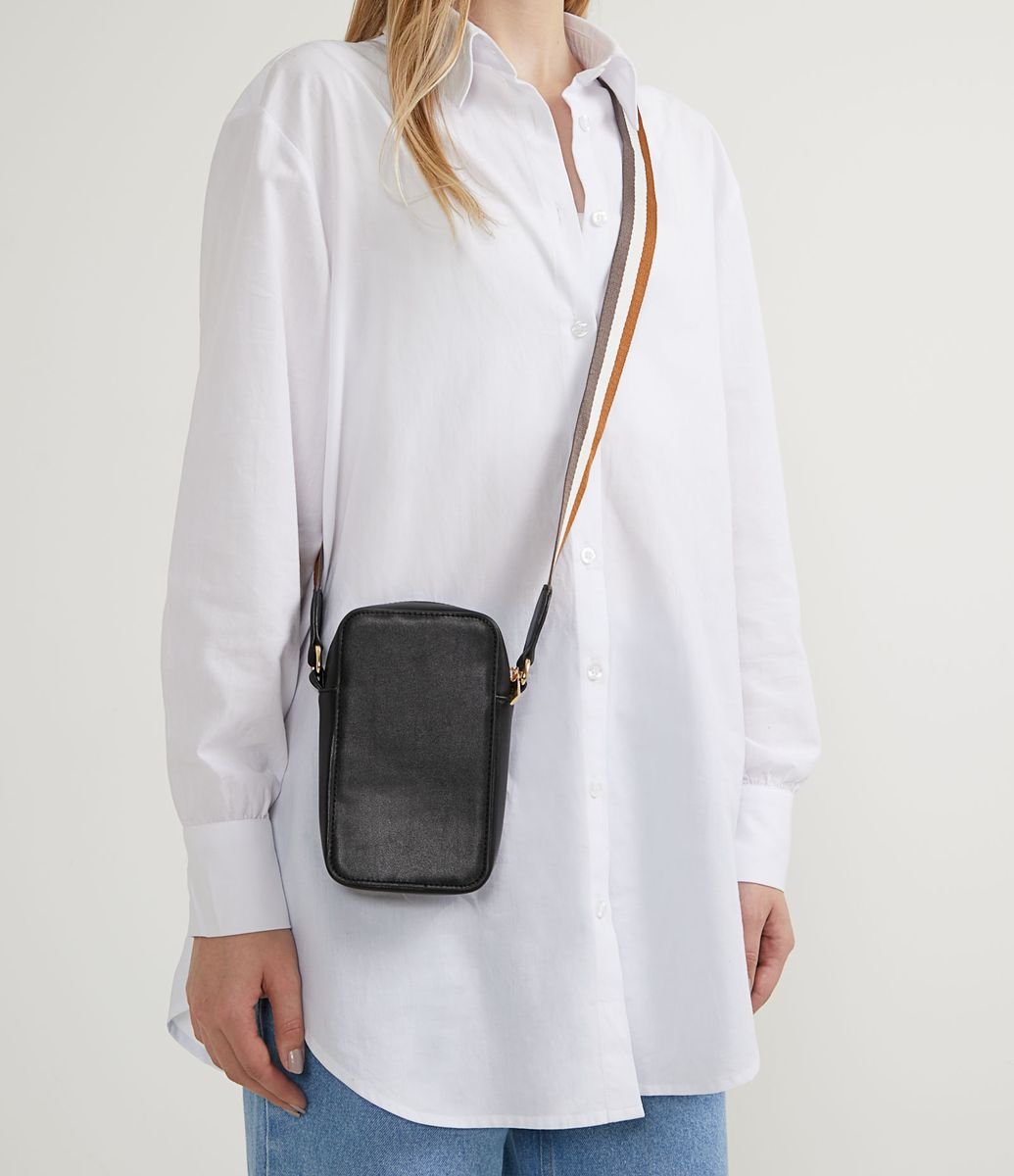 captain lea leather crossbody bolsa