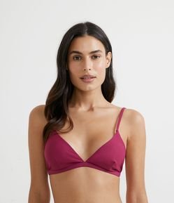 Biquíni Top Triângulo Fixo em Poliamida Dupla Face