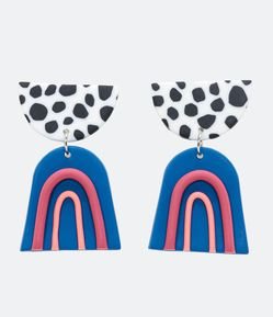 Maxi Brinco em Resina com Base Poá